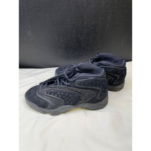 Jordan Womens Black Metallic Gold Sneakers Shoes Size 10 SKU 6810 - Picture 4 of 9